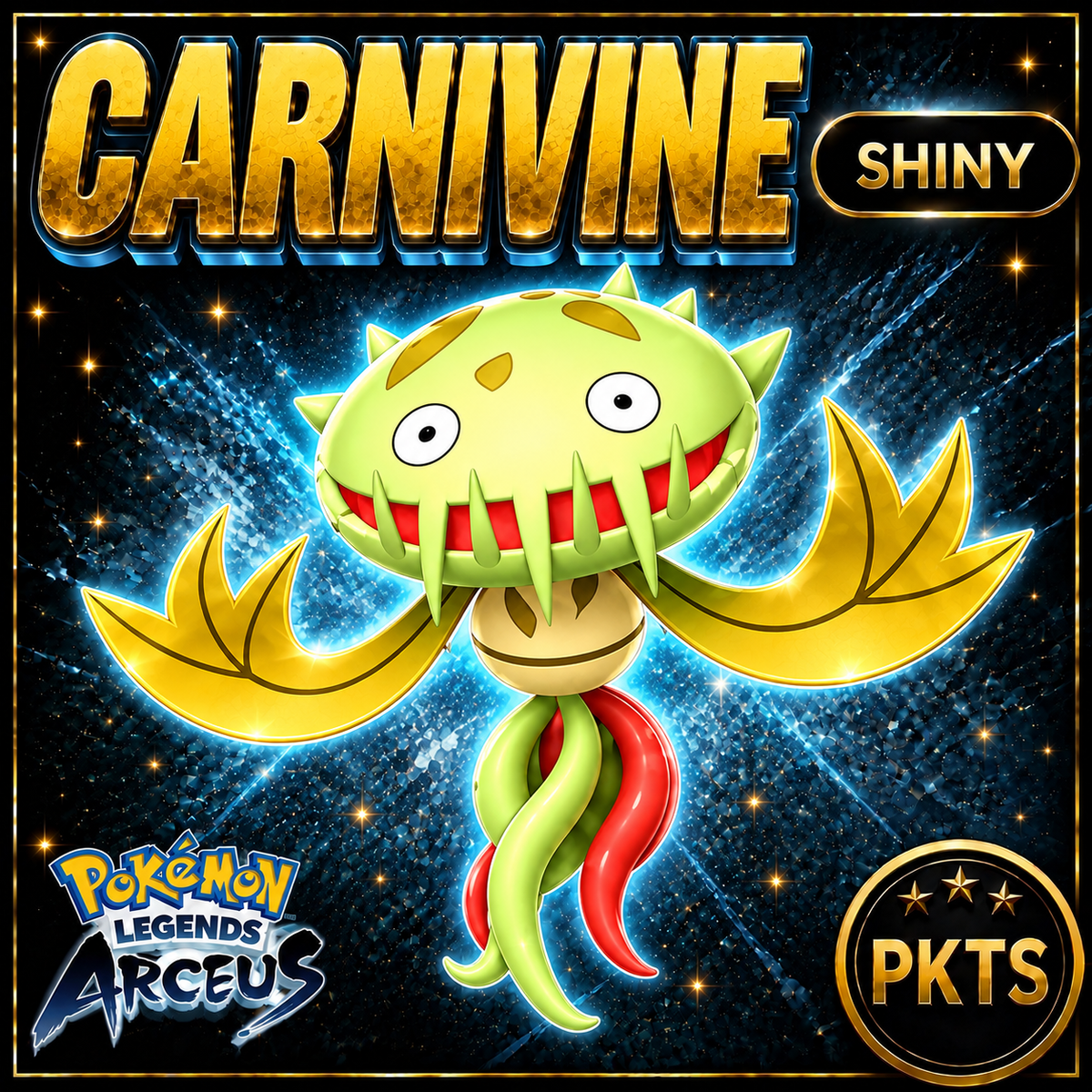 Shiny Carnivine Pokémon Legends Arceus - PKTS
