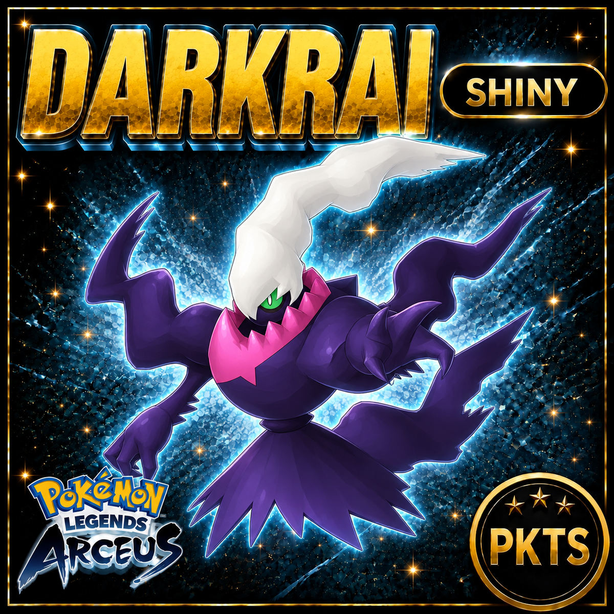 Shiny Darkrai Pokémon Legends Arceus - PKTS