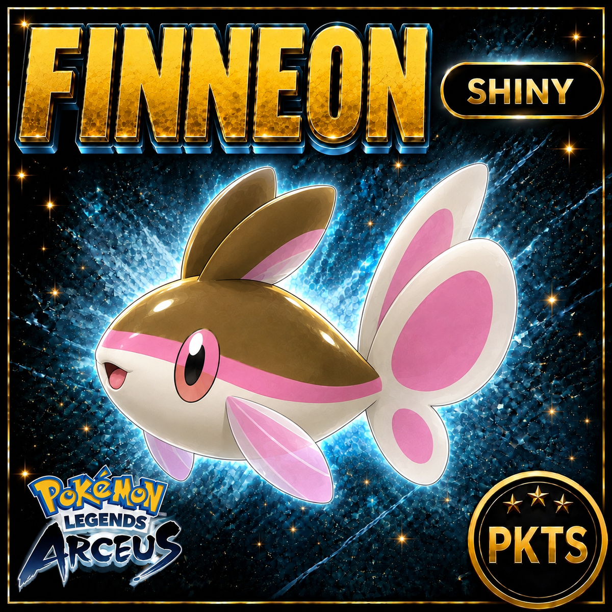 Shiny Finneon Pokémon Legends Arceus - PKTS