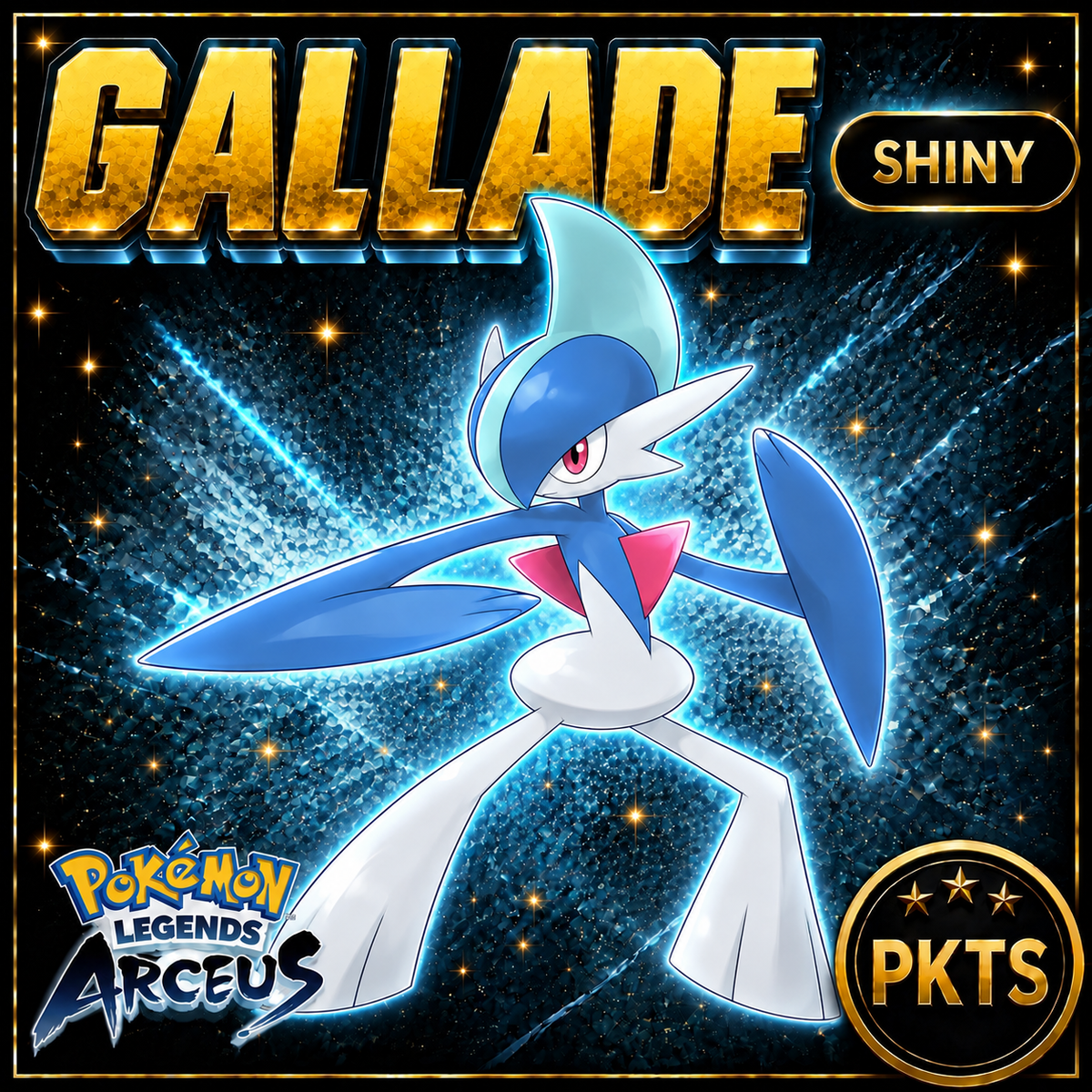 Shiny Gallade Pokémon Legends Arceus - PKTS