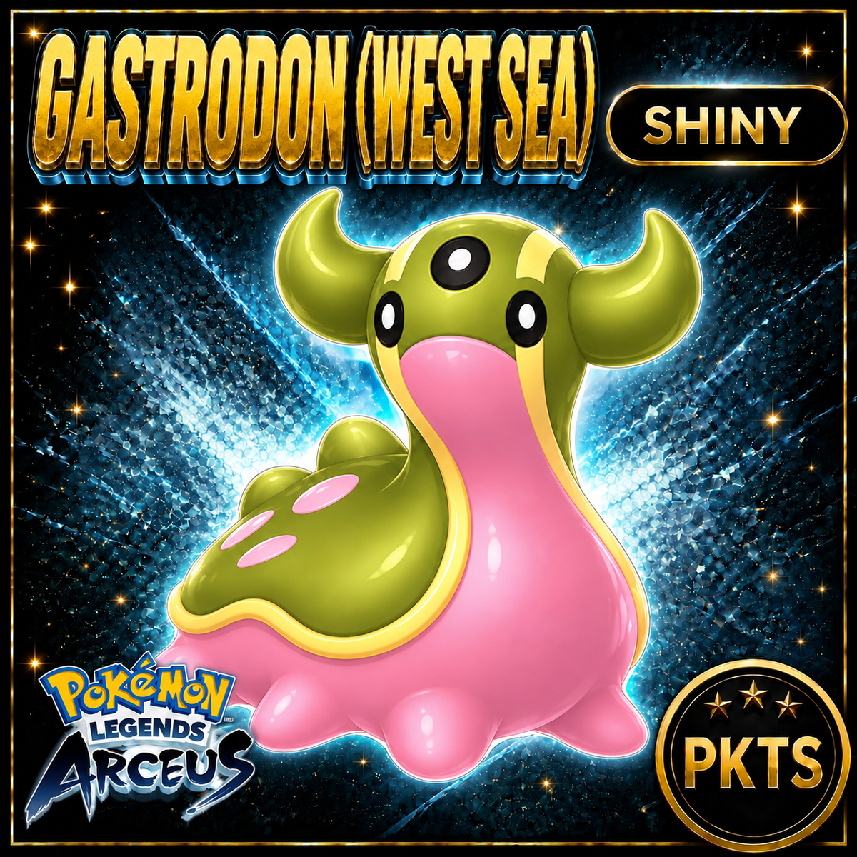 Shiny Alpha Gastrodon (West Sea) Pokémon Legends Arceus - PKTS