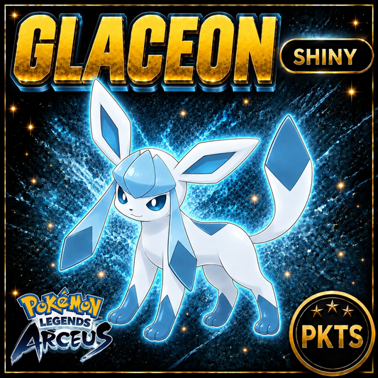 Shiny Alpha Glaceon Pokémon Legends Arceus - PKTS