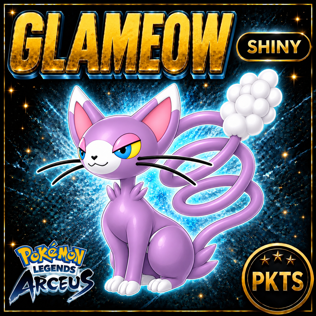 Shiny Glameow Pokémon Legends Arceus - PKTS