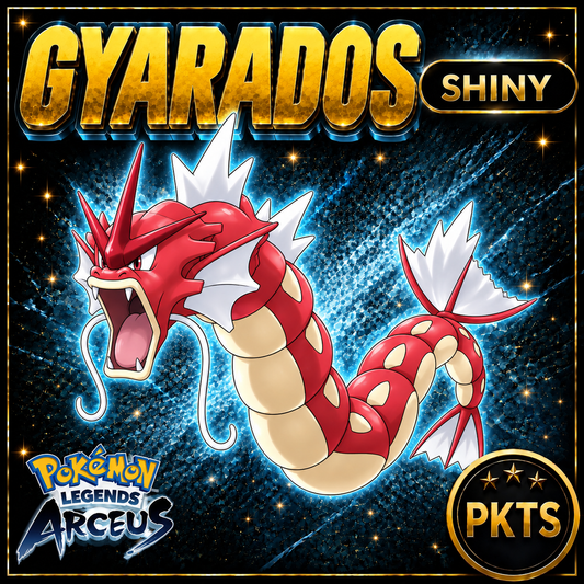 Shiny Alpha Gyarados Pokémon Legends Arceus - PKTS