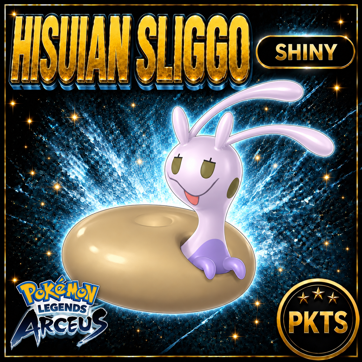 Shiny Alpha Hisuian Sliggoo Pokémon Legends Arceus - PKTS