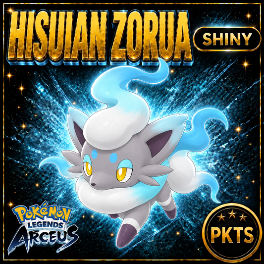 Shiny Hisuian Zorua Pokémon Legends Arceus - PKTS
