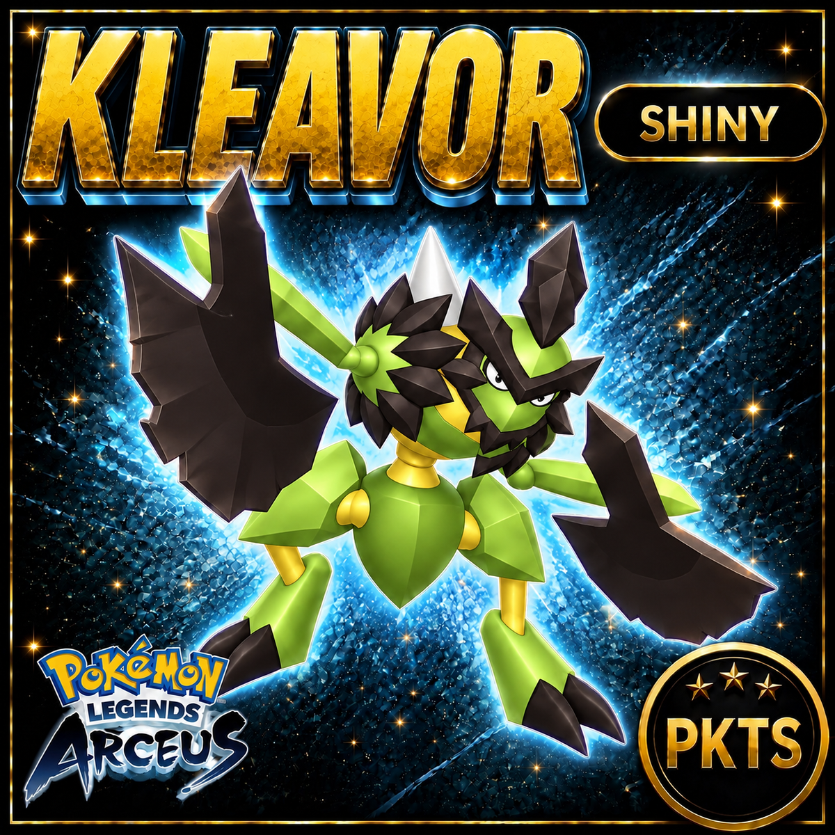 Shiny Kleavor Pokémon Legends Arceus - PKTS