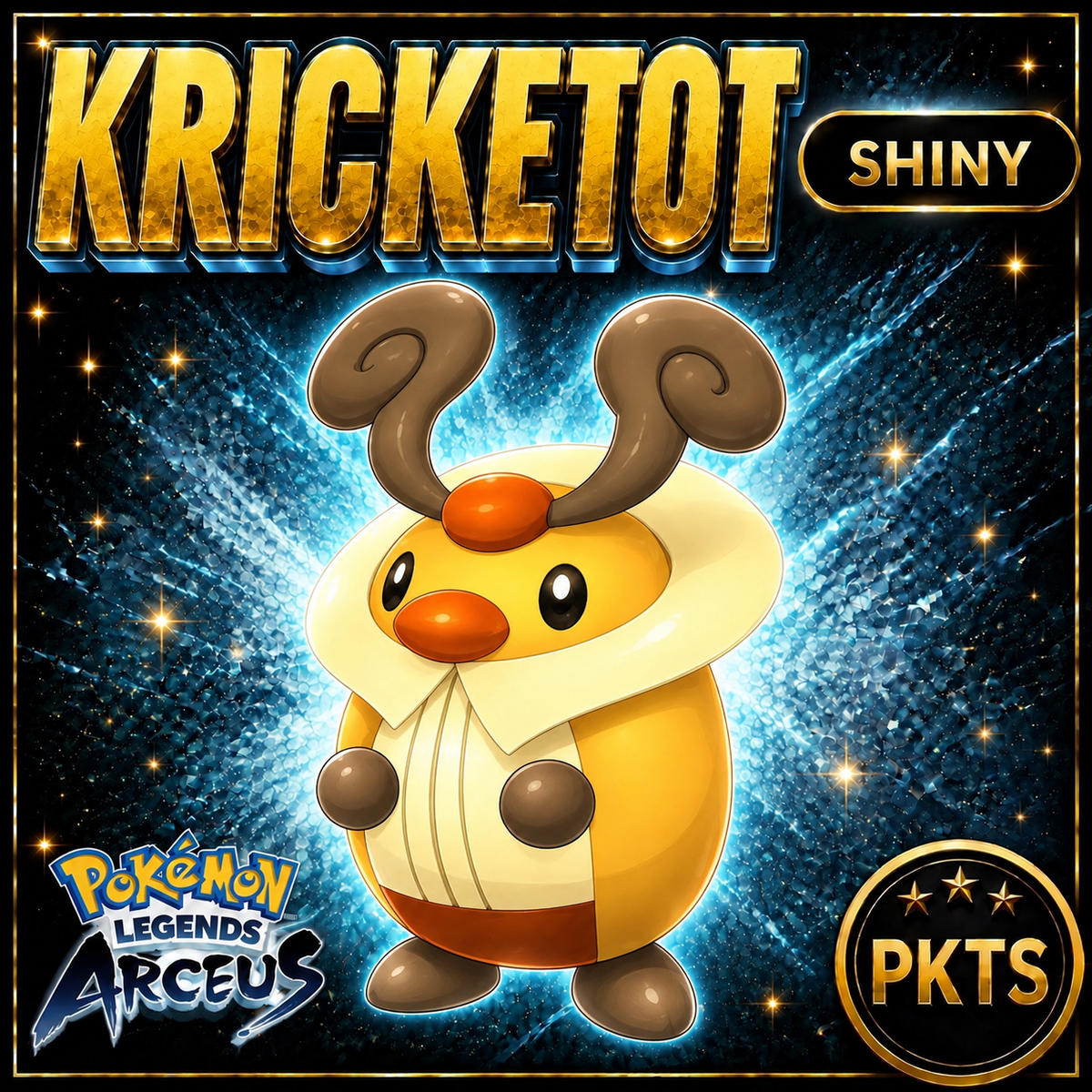 Shiny Alpha Kricketot Pokémon Legends Arceus - PKTS