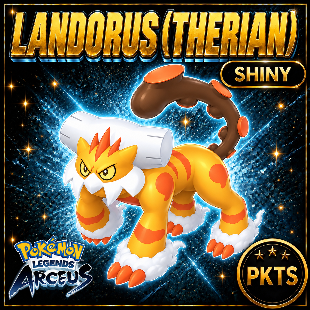 Shiny Landorus (Therian) Pokémon Legends Arceus - PKTS