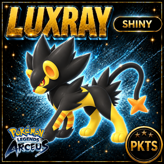 Shiny Alpha Luxray Pokémon Legends Arceus - PKTS