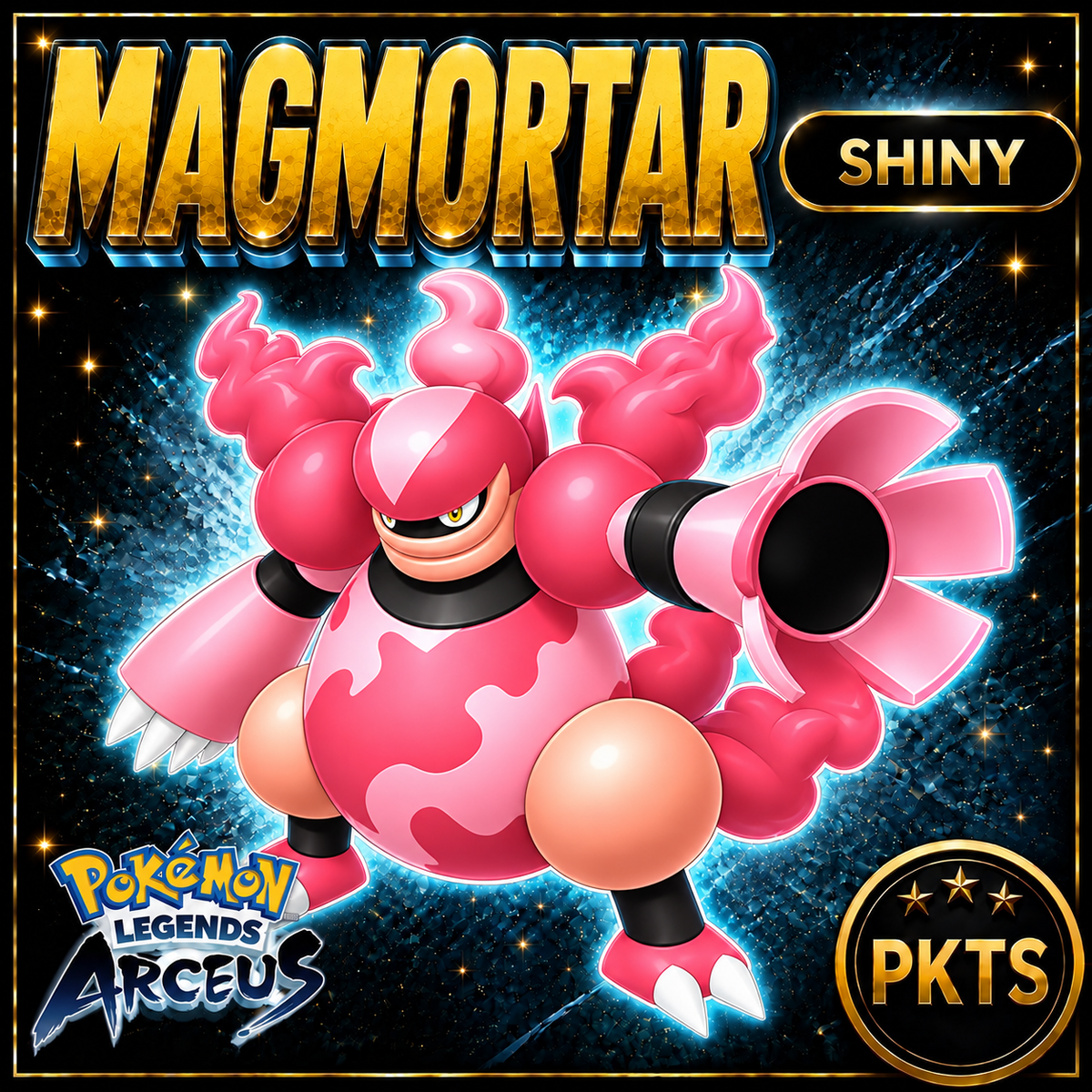 Shiny Magmortar Pokémon Legends Arceus - PKTS