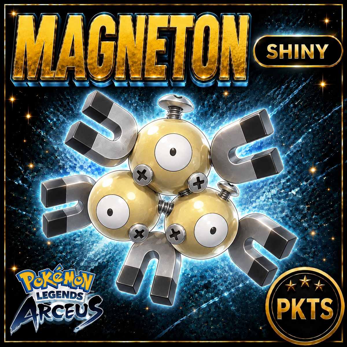 Shiny Magneton Pokémon Legends Arceus - PKTS