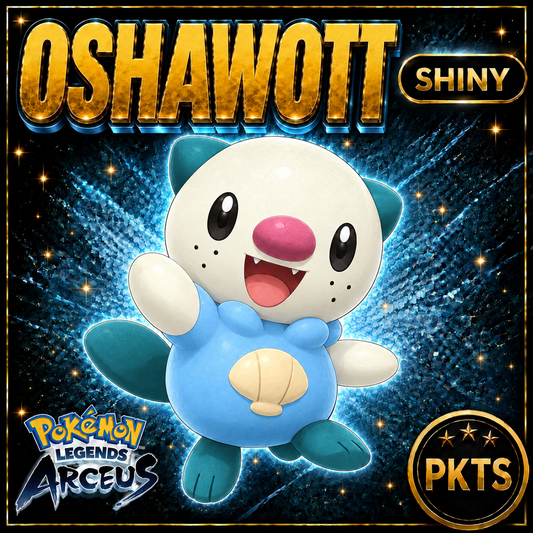 Shiny Alpha Oshawott Pokémon Legends Arceus - PKTS