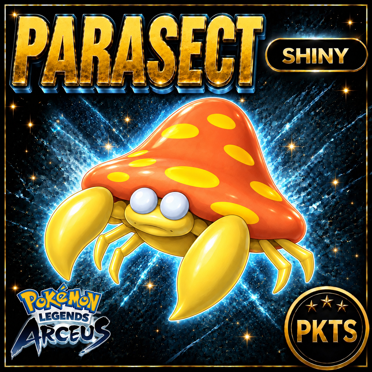 Shiny Parasect Pokémon Legends Arceus - PKTS