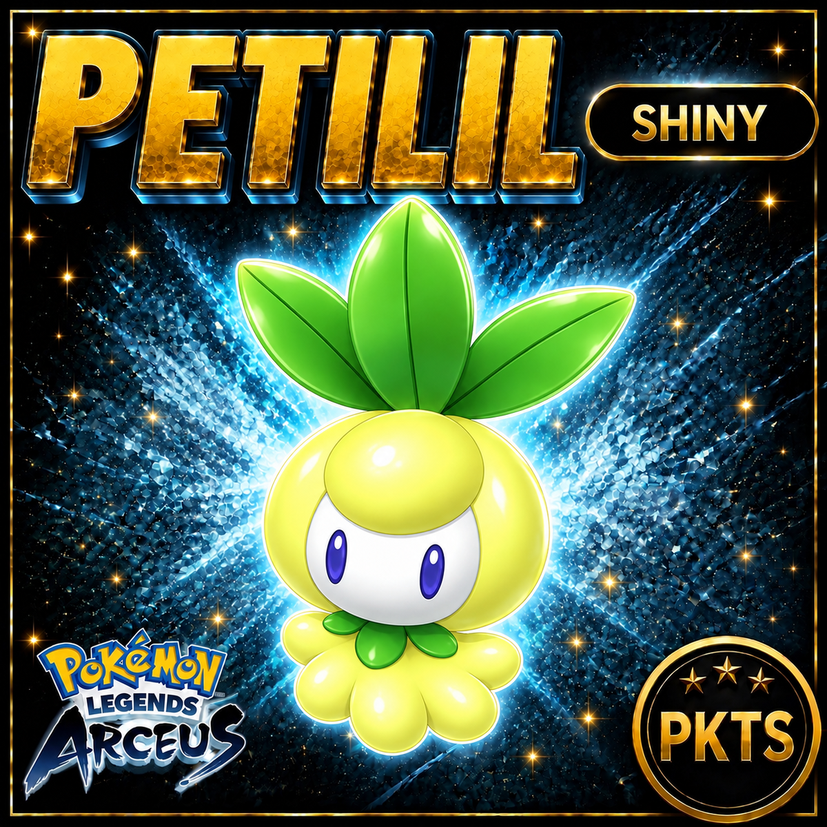 Shiny Alpha Petilil Pokémon Legends Arceus - PKTS
