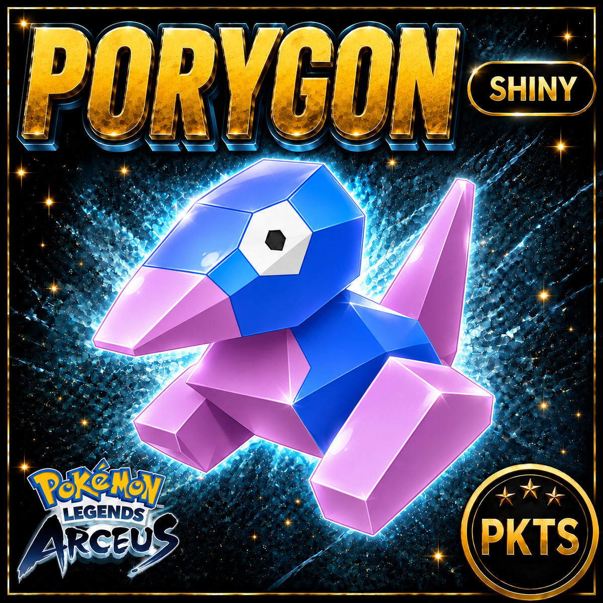 Shiny Alpha Porygon Pokémon Legends Arceus - PKTS