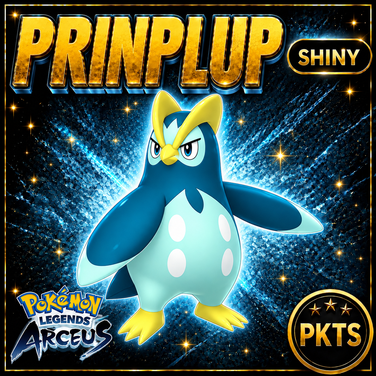 Shiny Prinplup Pokémon Legends Arceus - PKTS