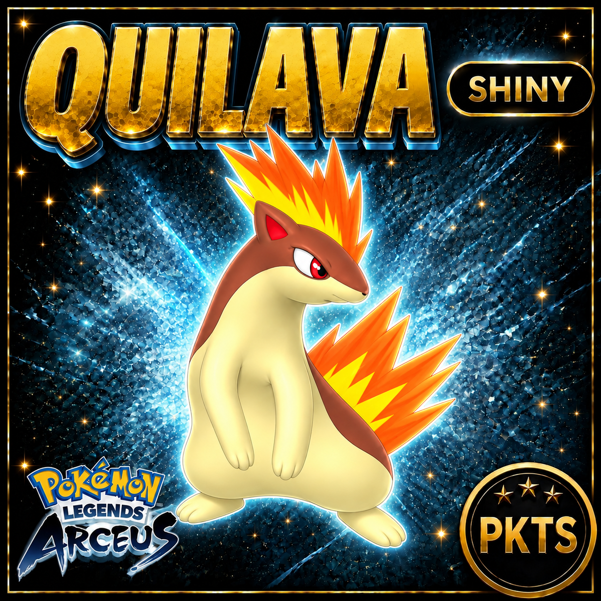 Shiny Quilava Pokémon Legends Arceus - PKTS