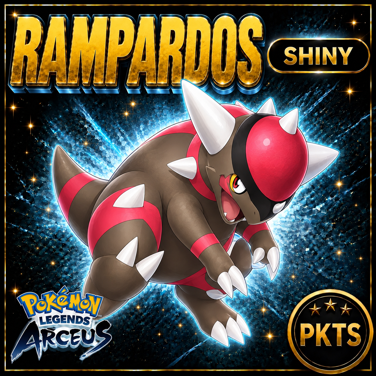 Shiny Rampardos Pokémon Legends Arceus - PKTS