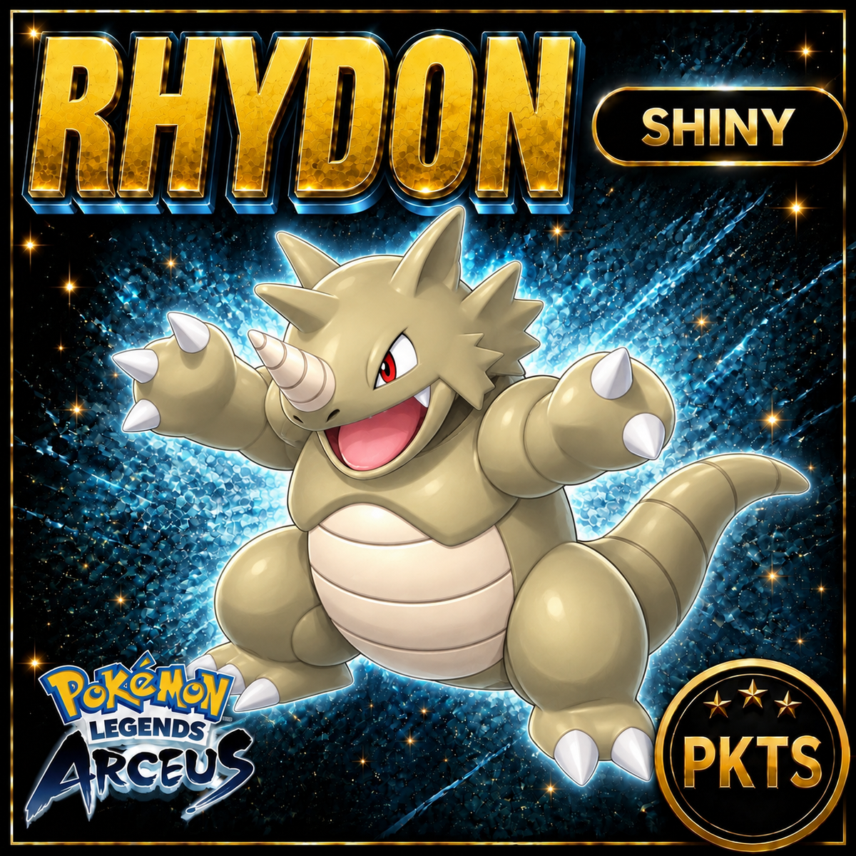 Shiny Rhydon Pokémon Legends Arceus - PKTS