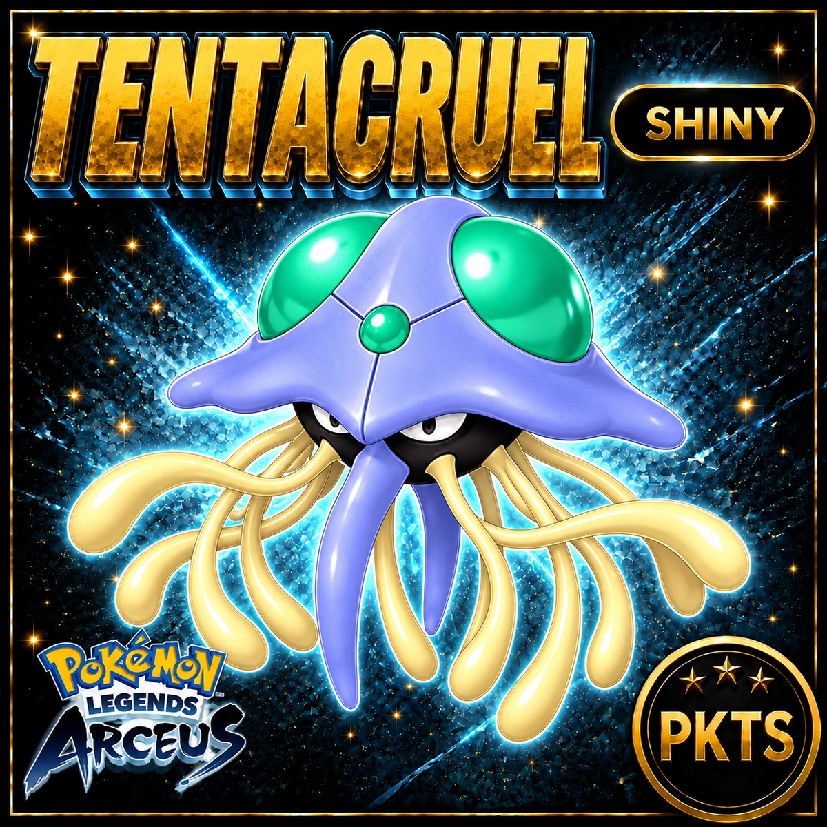 Shiny Alpha Tentacruel Pokémon Legends Arceus - PKTS