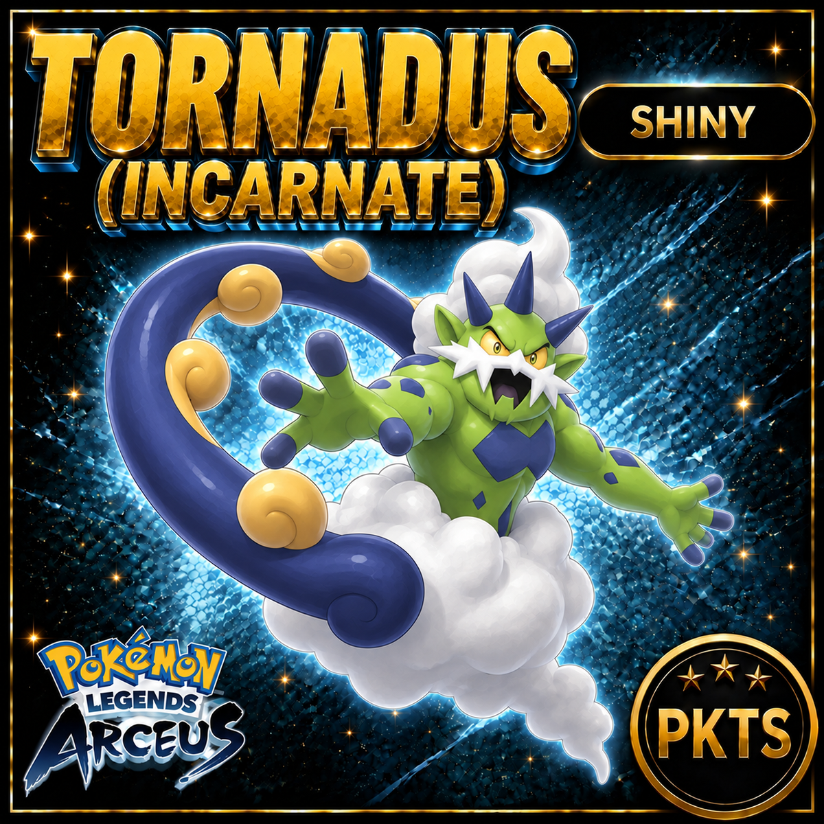 Shiny Tornadus (Incarnate) Pokémon Legends Arceus - PKTS