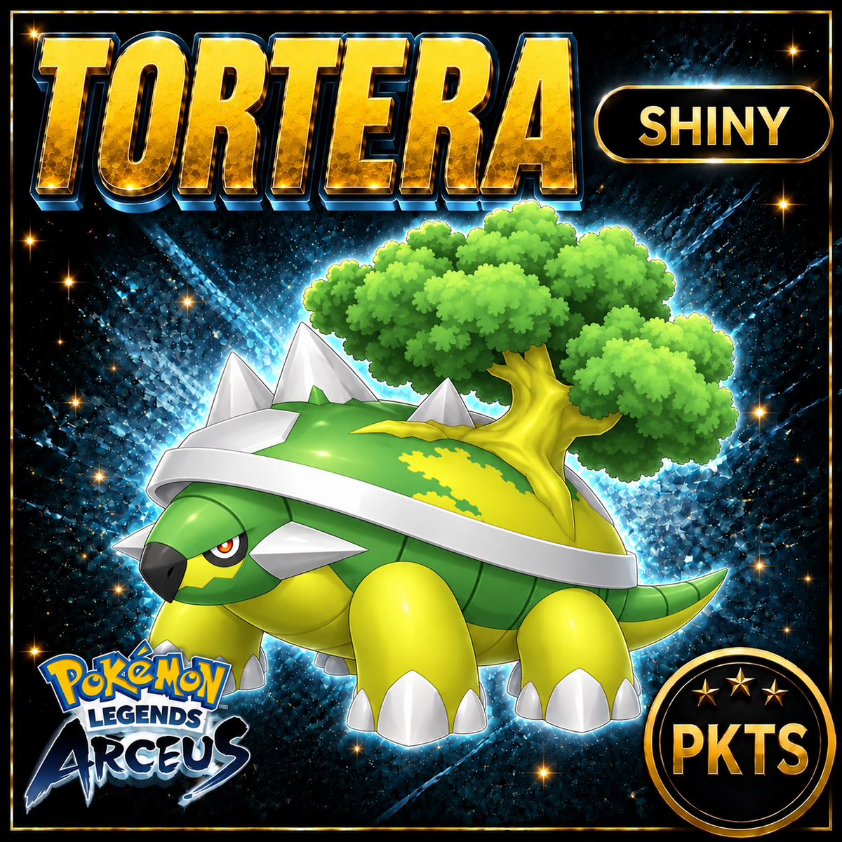 Shiny Torterra Pokémon Legends Arceus - PKTS