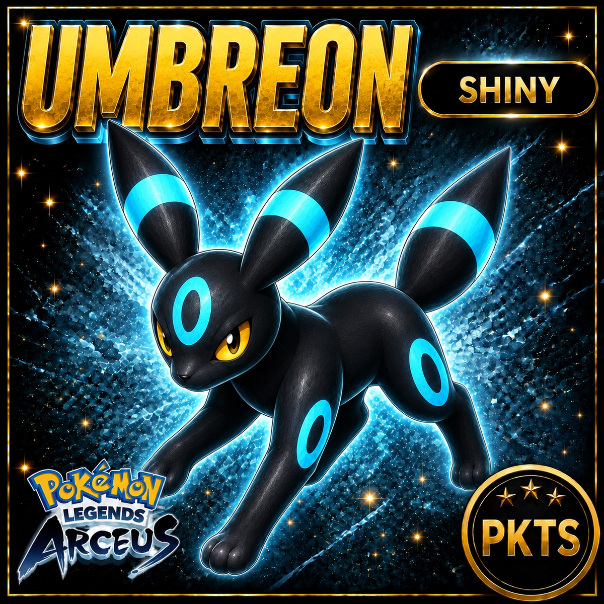 Shiny Alpha Umbreon Pokémon Legends Arceus - PKTS