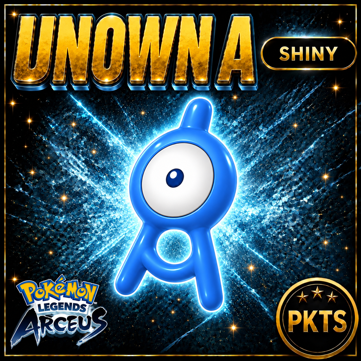 Shiny Alpha Unown A Pokémon Legends Arceus - PKTS