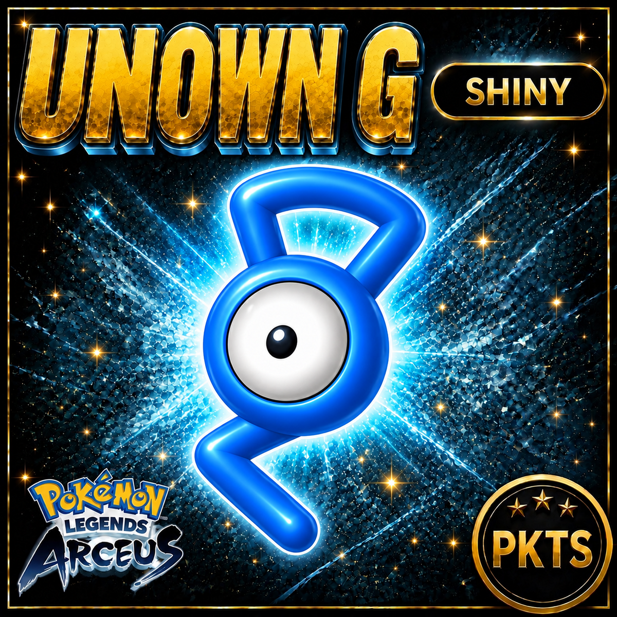 Shiny Unown G Pokémon Legends Arceus - PKTS