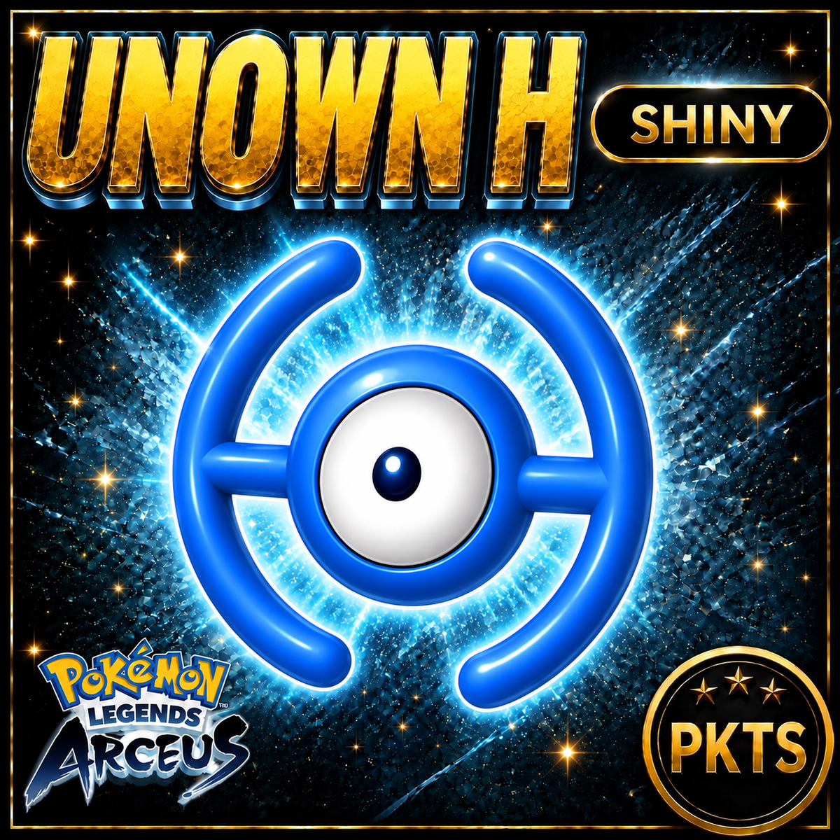 Shiny Alpha Unown H Pokémon Legends Arceus - PKTS