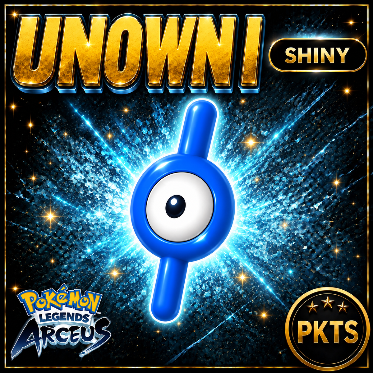 Shiny Alpha Unown I Pokémon Legends Arceus - PKTS