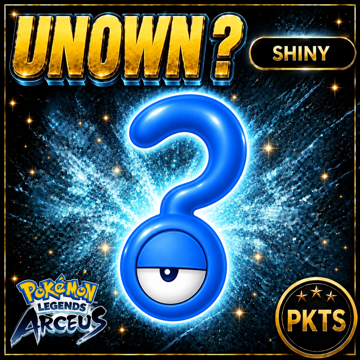 Shiny Unown ? Pokémon Legends Arceus - PKTS
