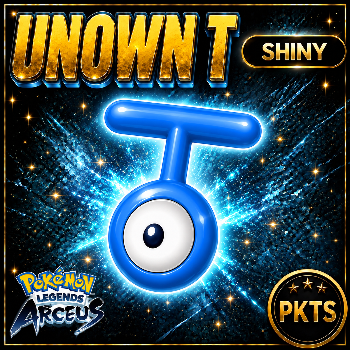 Shiny Unown T Pokémon Legends Arceus - PKTS