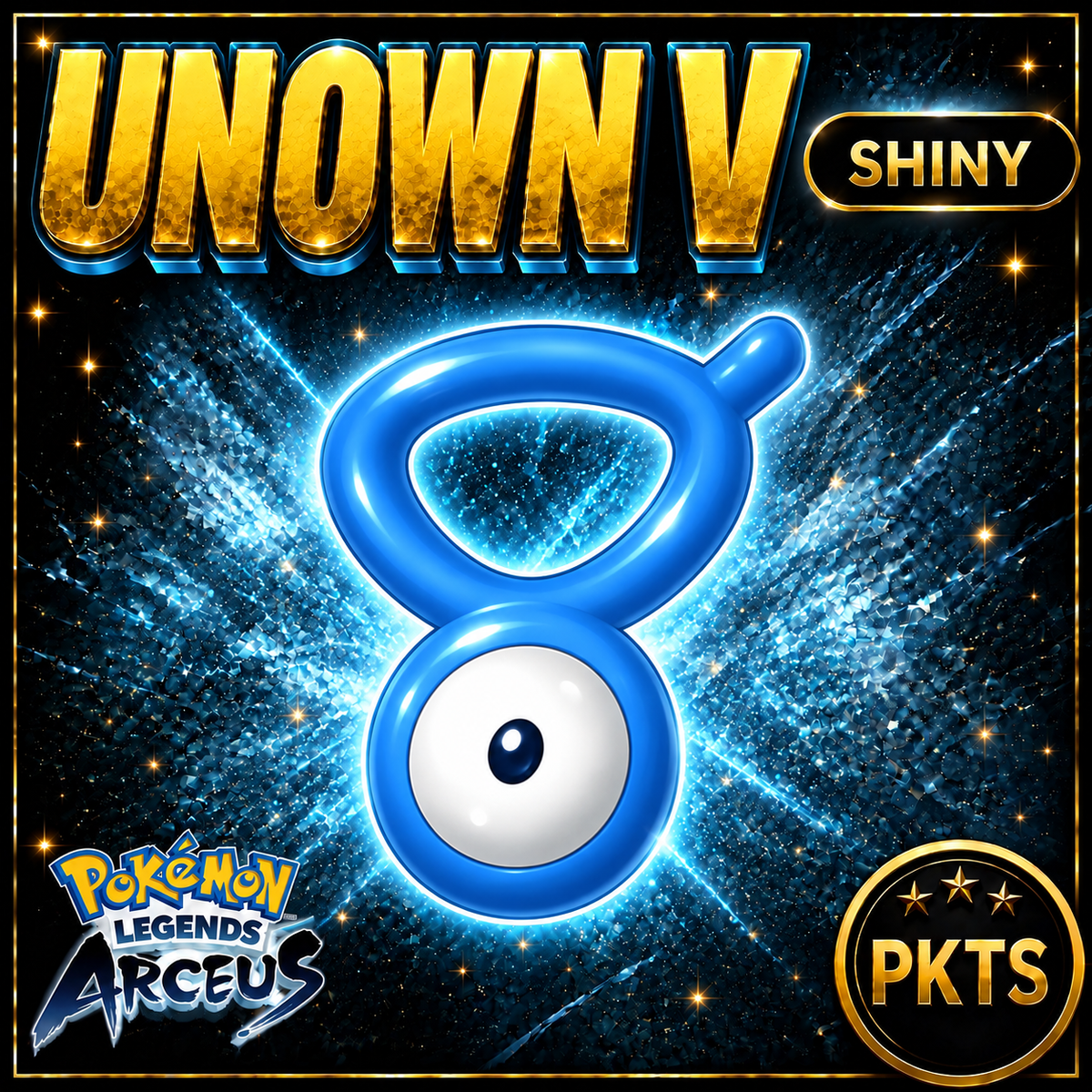Shiny Alpha Unown V Pokémon Legends Arceus - PKTS