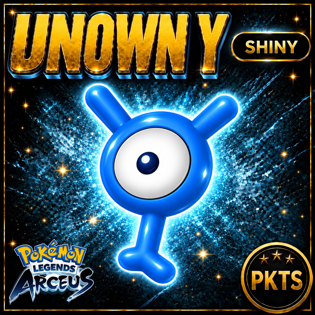 Shiny Unown Y Pokémon Legends Arceus - PKTS