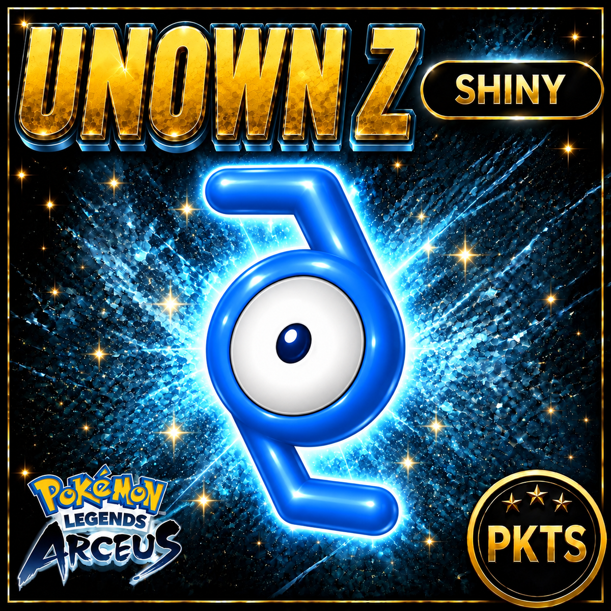 Shiny Alpha Unown Z Pokémon Legends Arceus - PKTS