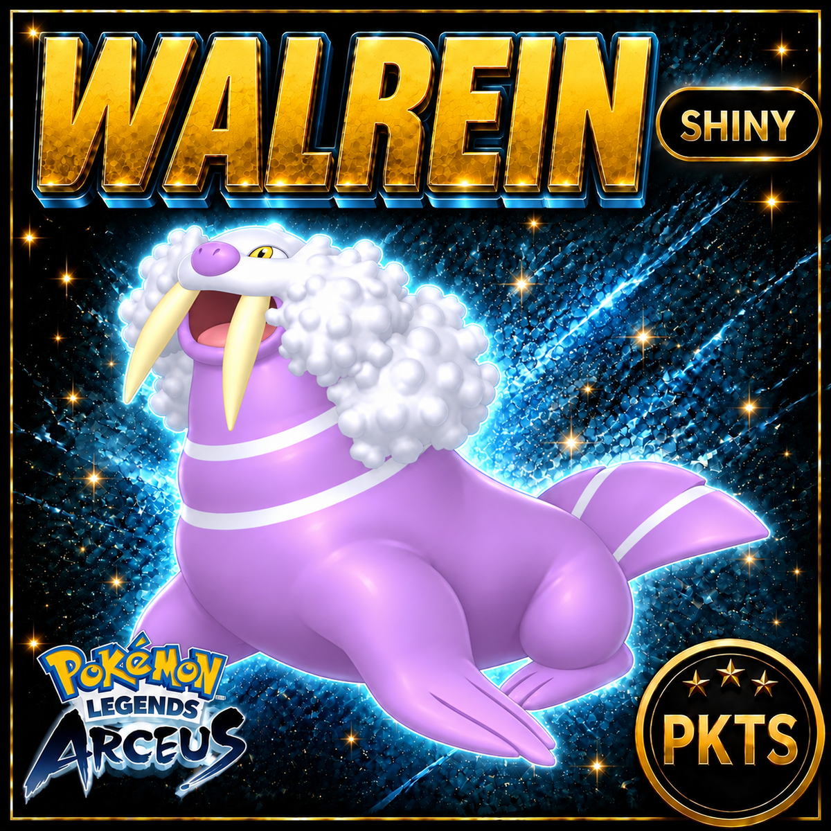 Shiny Walrein Pokémon Legends Arceus - PKTS