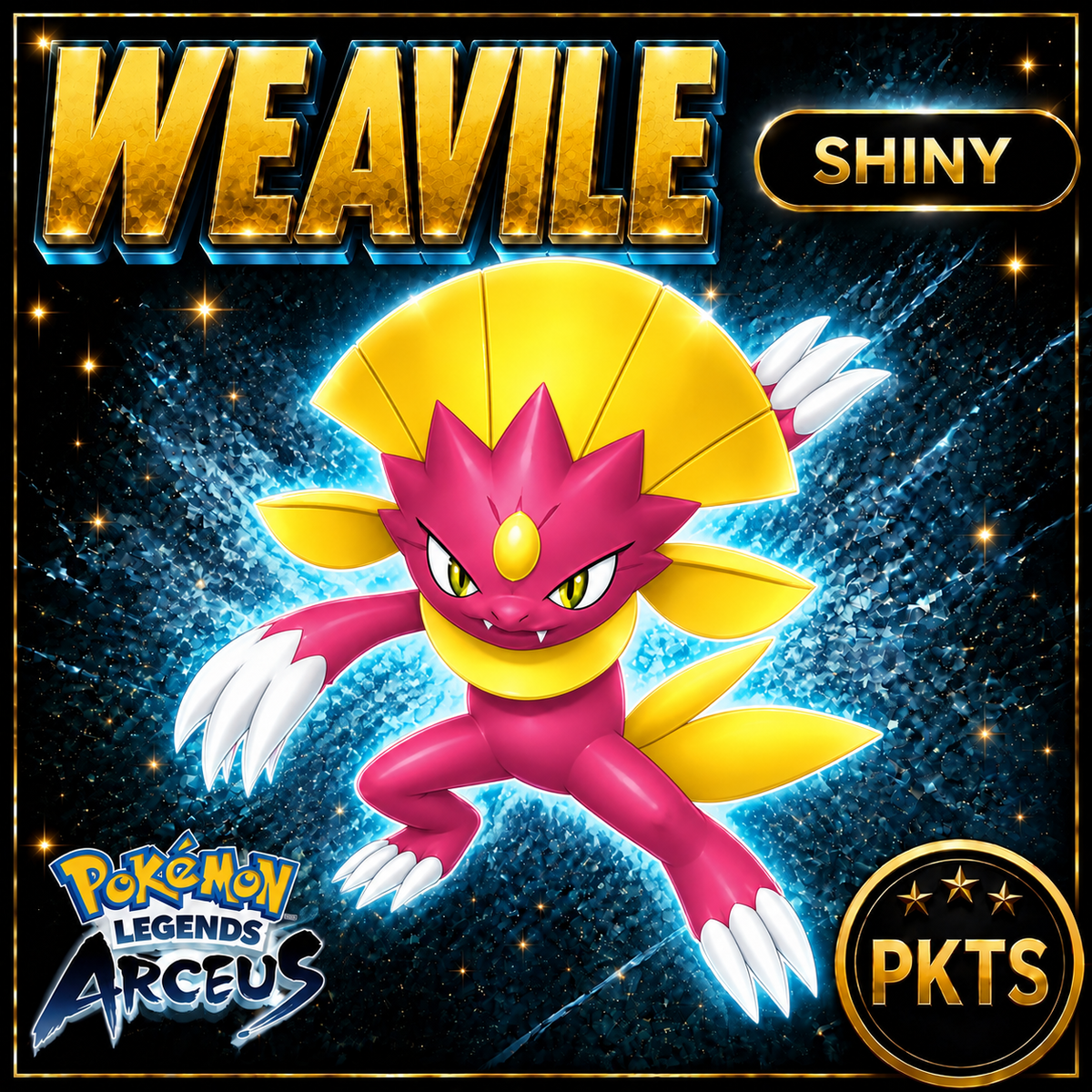 Shiny Weavile Pokémon Legends Arceus - PKTS