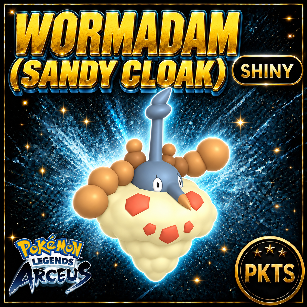 Shiny Wormadam (Sandy Cloak) Pokémon Legends Arceus - PKTS