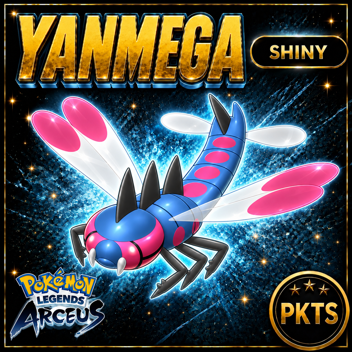 Shiny Yanmega Pokémon Legends Arceus - PKTS
