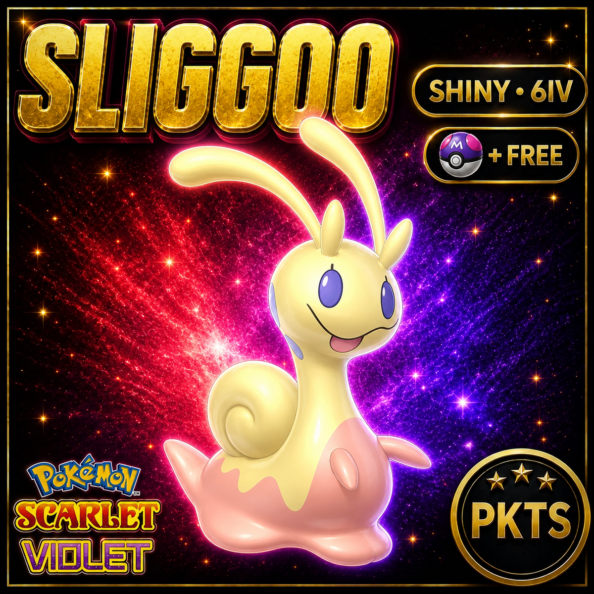 Shiny Sliggoo 6IV Pokémon Scarlet Violet Link Trade | PKTS