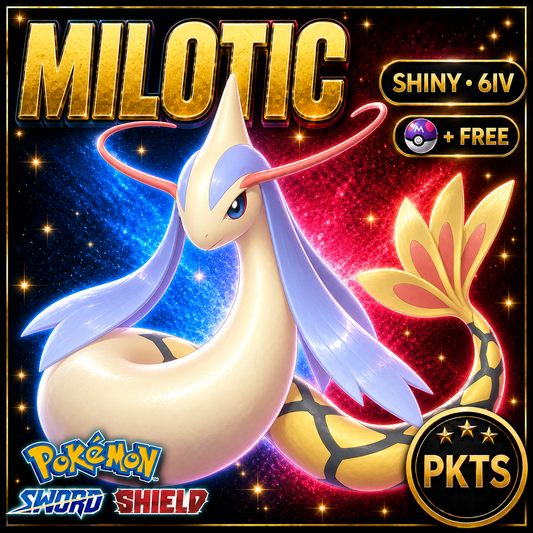Shiny Milotic Pokémon Sword Shield 6IV PKTS Image 1