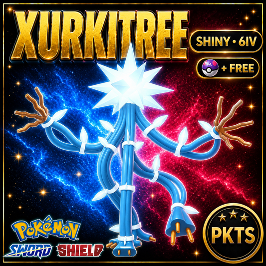 Shiny Xurkitree Pokémon Sword Shield 6IV PKTS Image 1