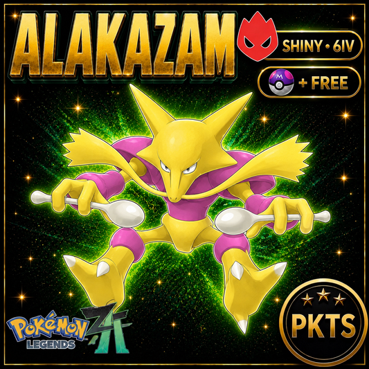 Shiny Alpha Alakazam — Pokémon Legends Z-A — PKTS product image