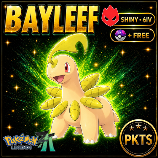 Shiny Alpha Bayleef — Pokémon Legends Z-A — PKTS product image