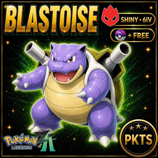 Shiny Alpha Blastoise — Pokémon Legends Z-A — PKTS product image