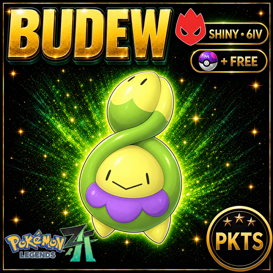Shiny Alpha Budew — Pokémon Legends Z-A — PKTS product image