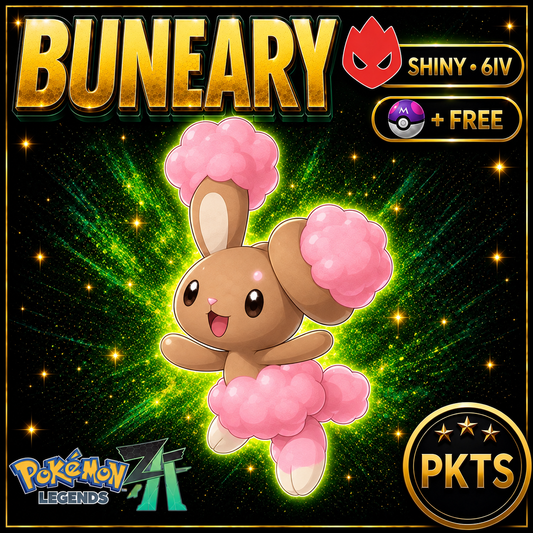 Shiny Alpha Buneary — Pokémon Legends Z-A — PKTS product image