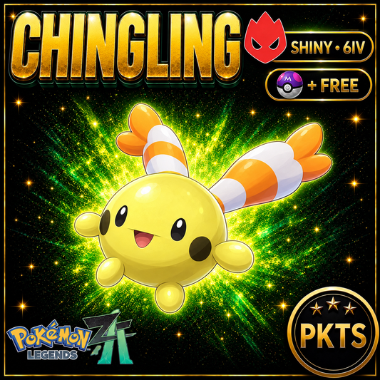 Shiny Alpha Chingling Pokémon Legends ZA 6IV Competitive Battle Ready - Image 1